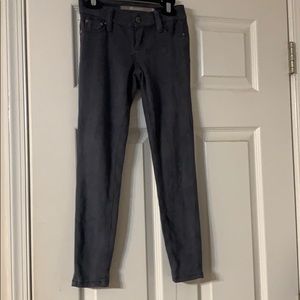 Tractr Velour gray dress pants